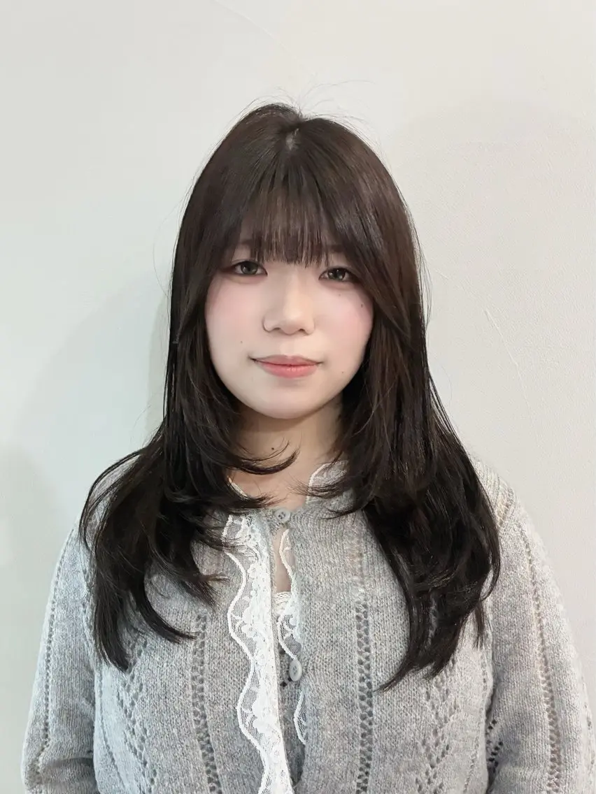 ロング カット ヘアカラー トリートメント 「似合わせ/髪質改善 《ワタル》」のヘアスタイル