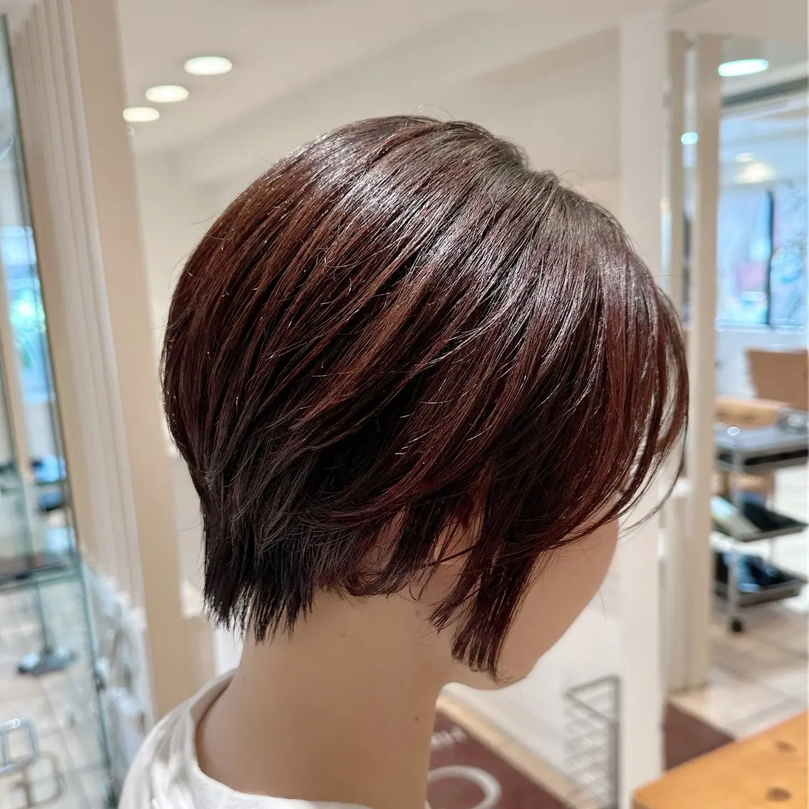 ショート カット ヘアカラー トリートメント ✨縮毛矯正✨ 知念あたるのヘアスタイル