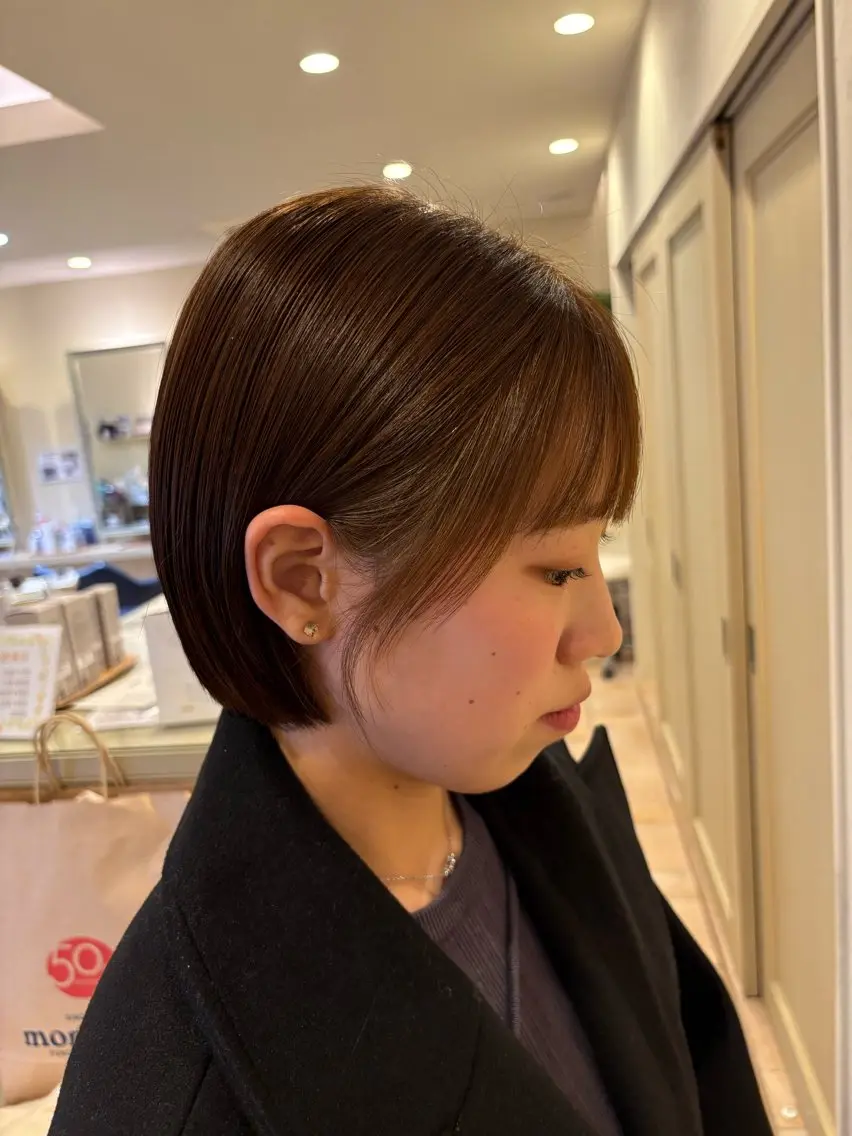 ✨ご新規様✨似合わせカット+オーガニックカラー＋選べる栄養補修トリートメント🫧の写真