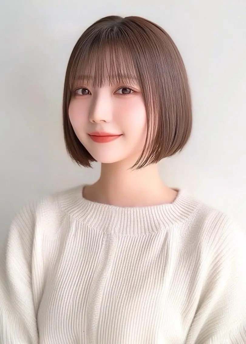 ミディアム カラー ブリーチ 縮毛矯正 特化生田のヘアスタイル