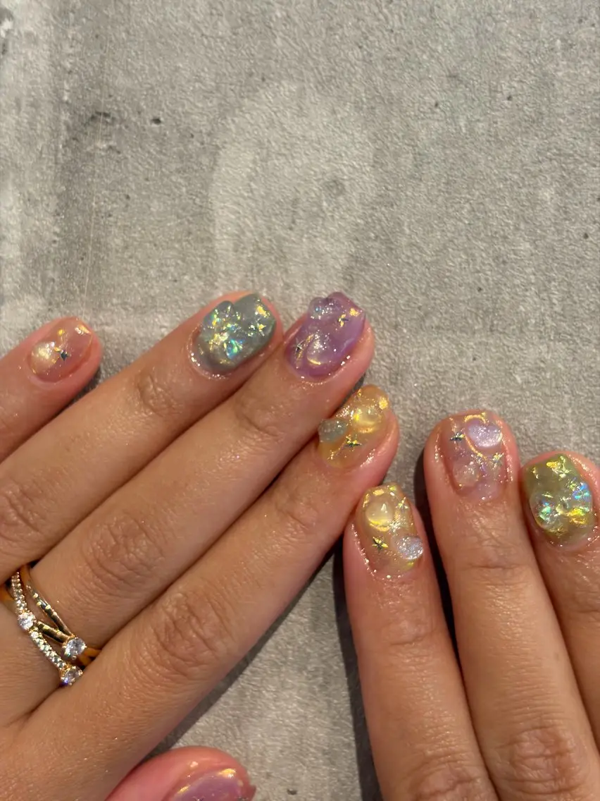 ネイル ハンドネイル もも🍑JELLO 表参道NAILのネイルデザイン