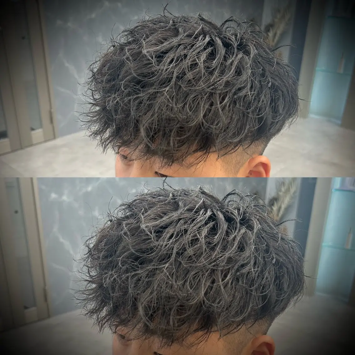 【人気No.2】波巻き/シャドウパーマ/スペインカール+カットの写真