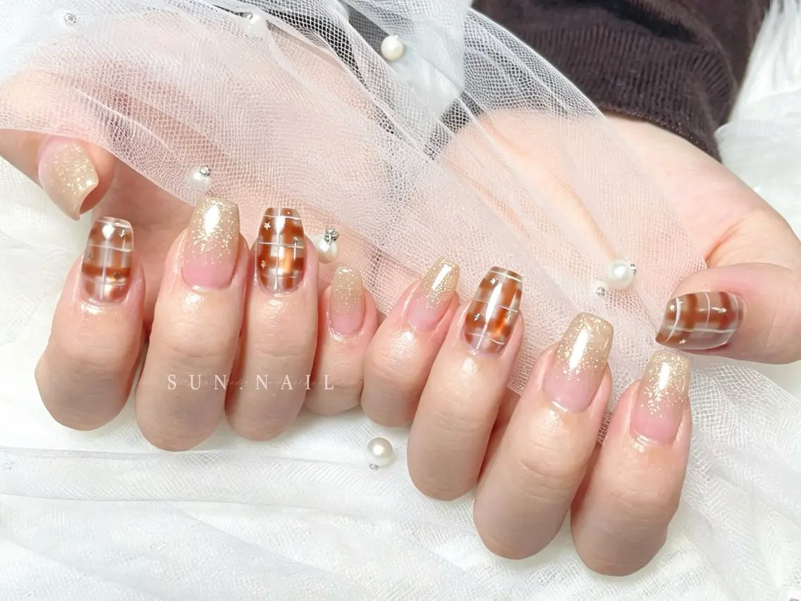 ネイル ハンドネイル ハンドケア SUN nail上本町のネイルデザイン