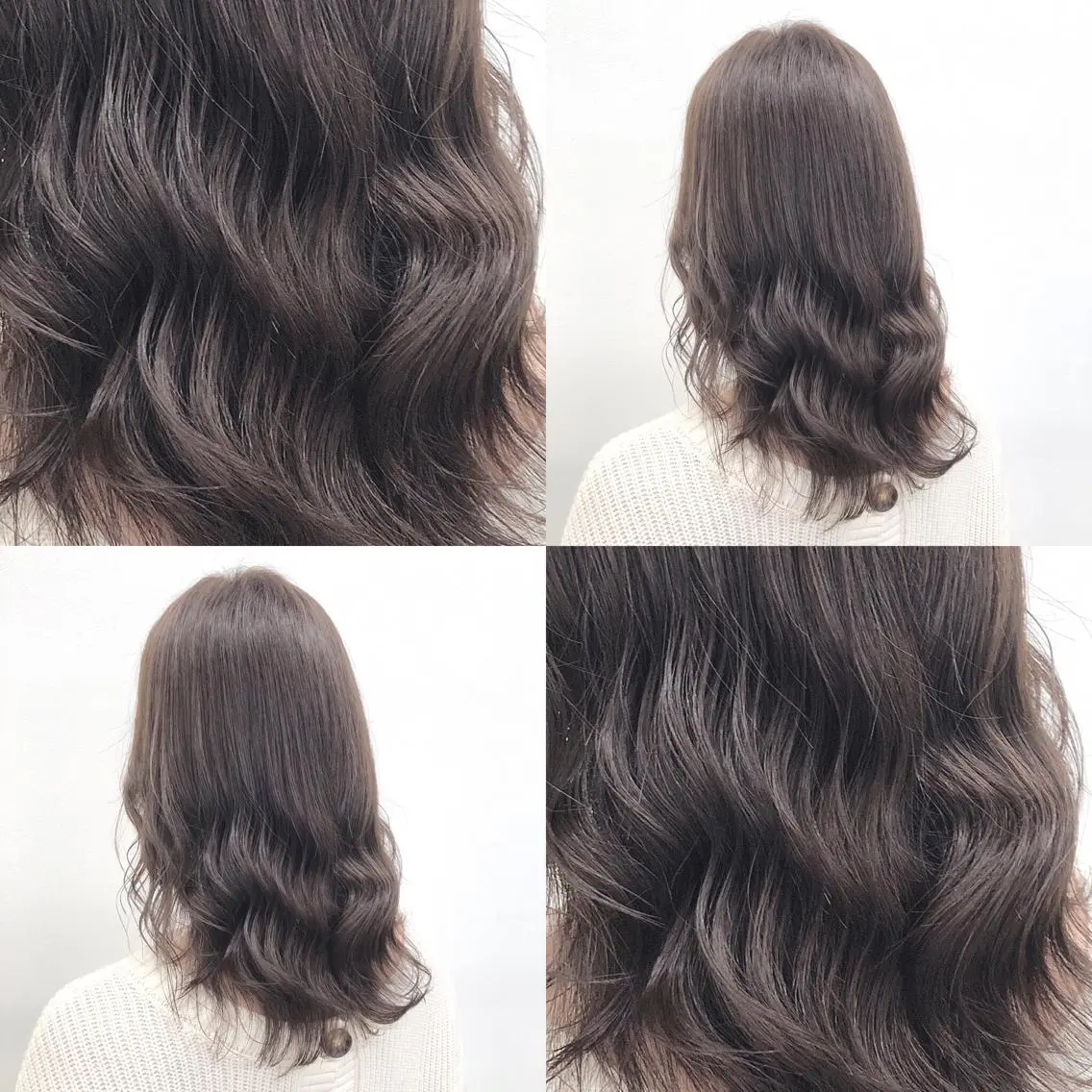 ミディアム カラー パーマ ヘアアレンジ メンズ キッズ ネイル マツエク・マツパ 上品＆韓国風 🥀海心🥀のヘアスタイル