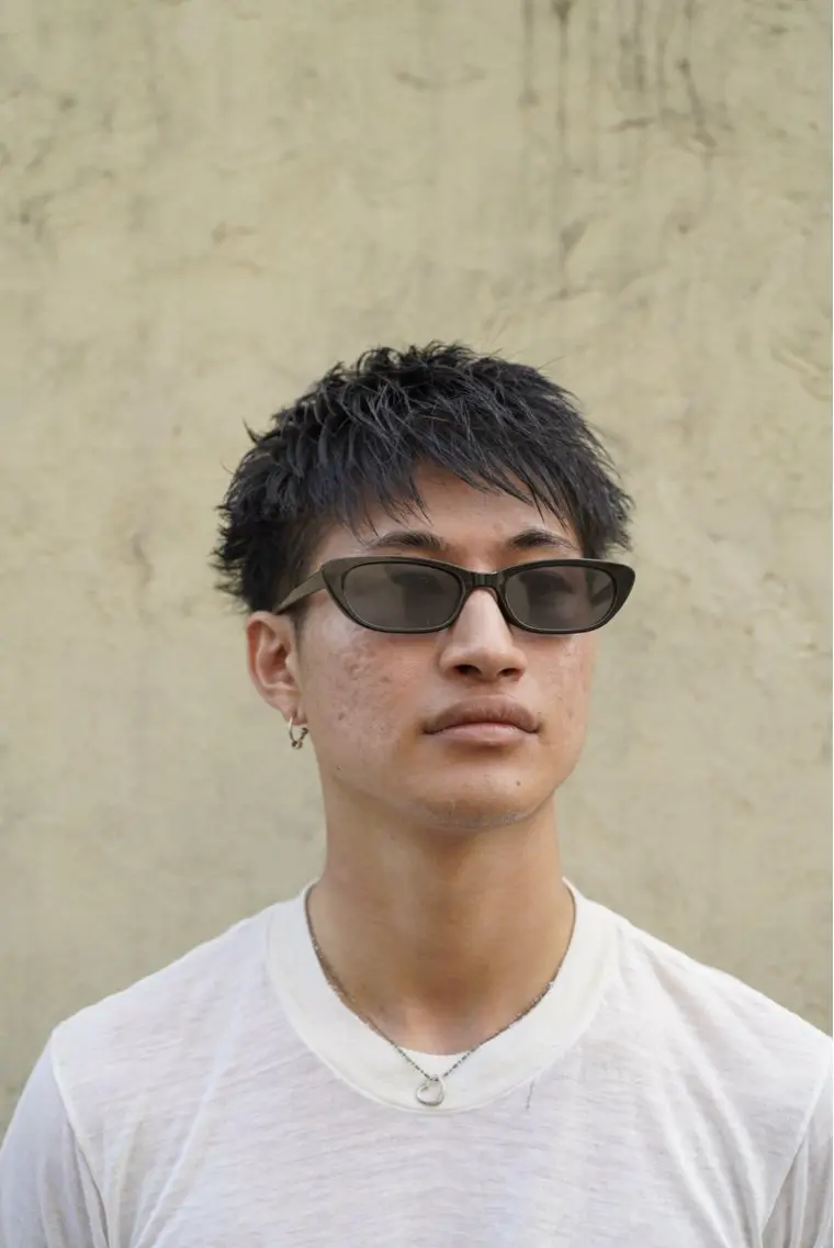 メンズ スパイキーショート 関 晃哉のヘアスタイル