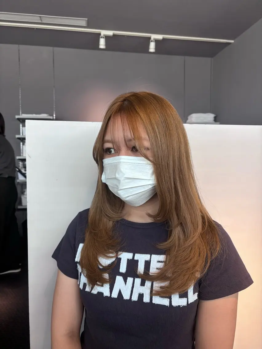 ロング 橋本 璃子のヘアスタイル