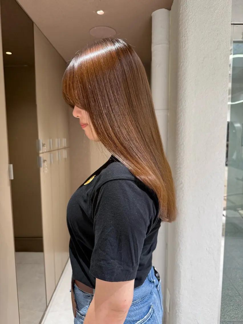 ロング カット 縮毛矯正 🎀髪質改善🎀 恵比寿/sayuのヘアスタイル