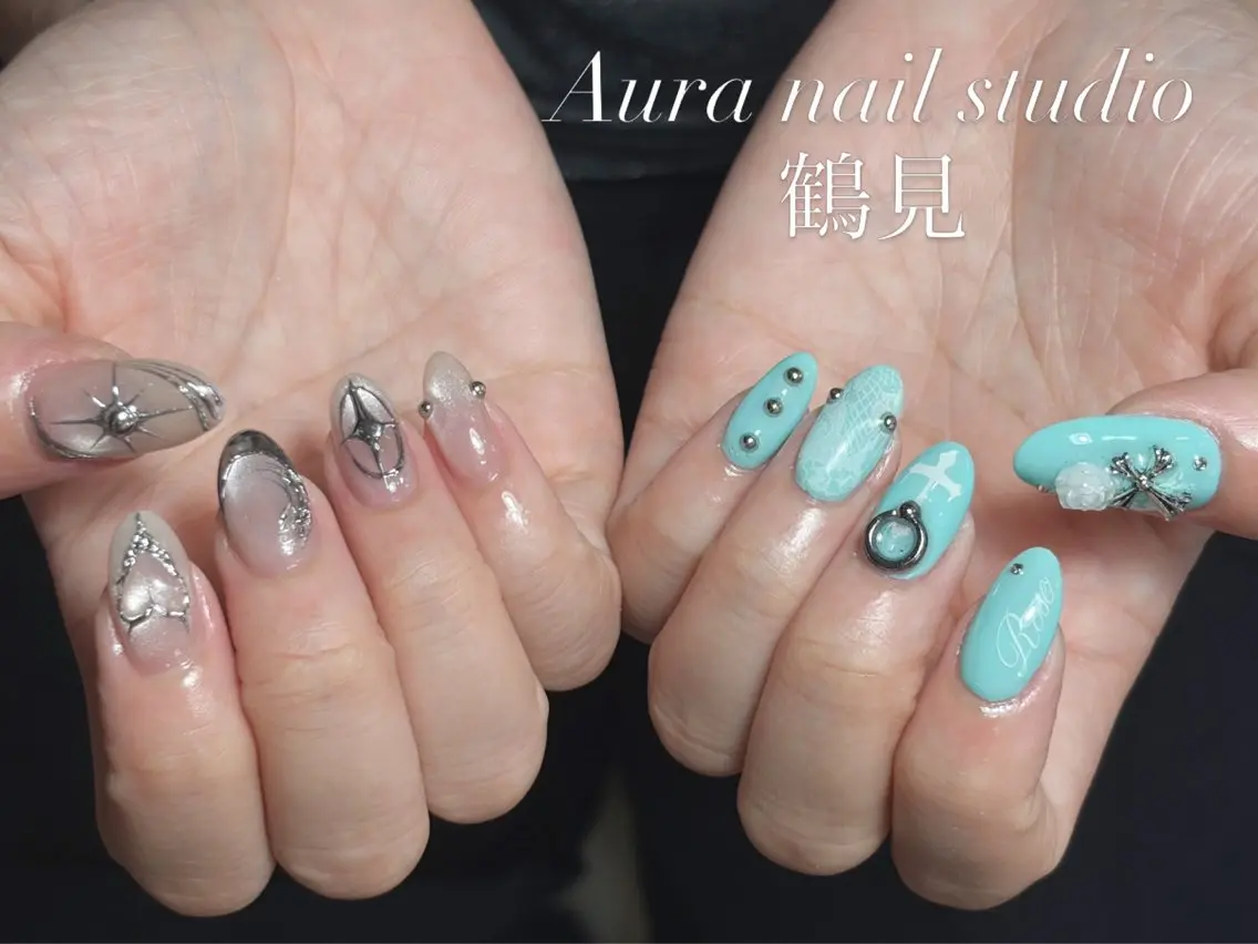 ネイル AURA NAIL 🌟鶴見店のネイルデザイン