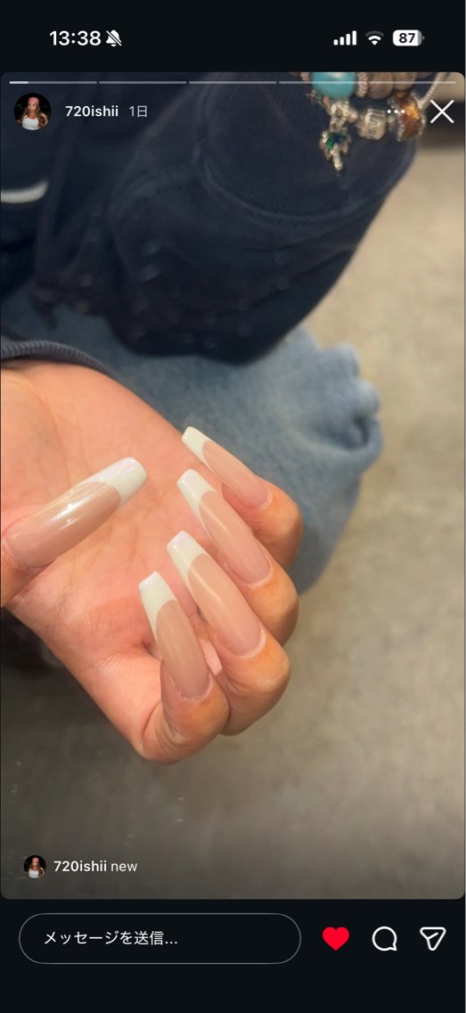 ネイル フレンチネイル シンプルネイル ハンドネイル Ashley✧︎*。 NS渋谷のネイルデザイン