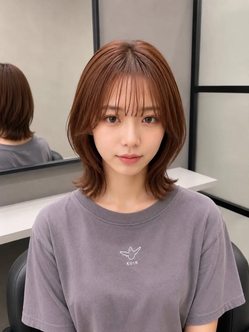 ショート 【韓国ヘア ×透明感カラー】芳川のヘアスタイル