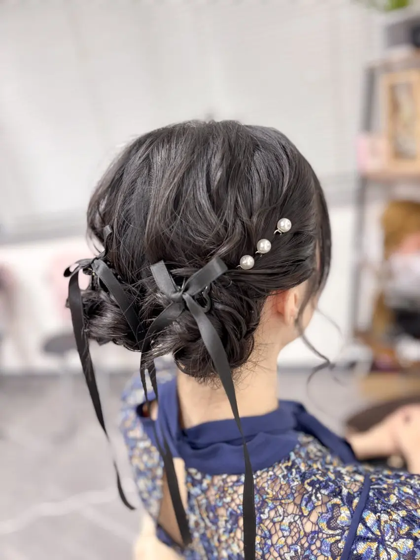 【5月に予約の方限定価格】¥5000→¥3000  ⭐️30分ヘアセット⭐️ ※写真撮影必須のメニューとなります。の写真