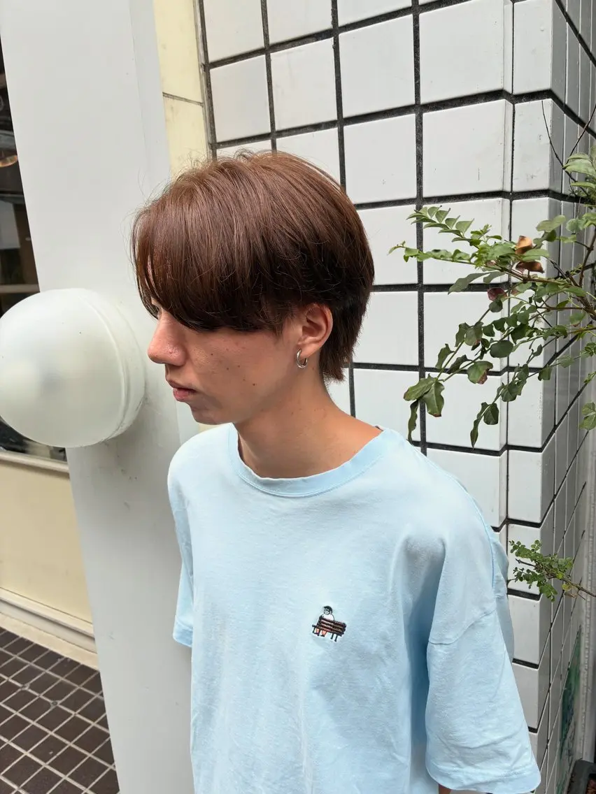 メンズカットカラーの写真