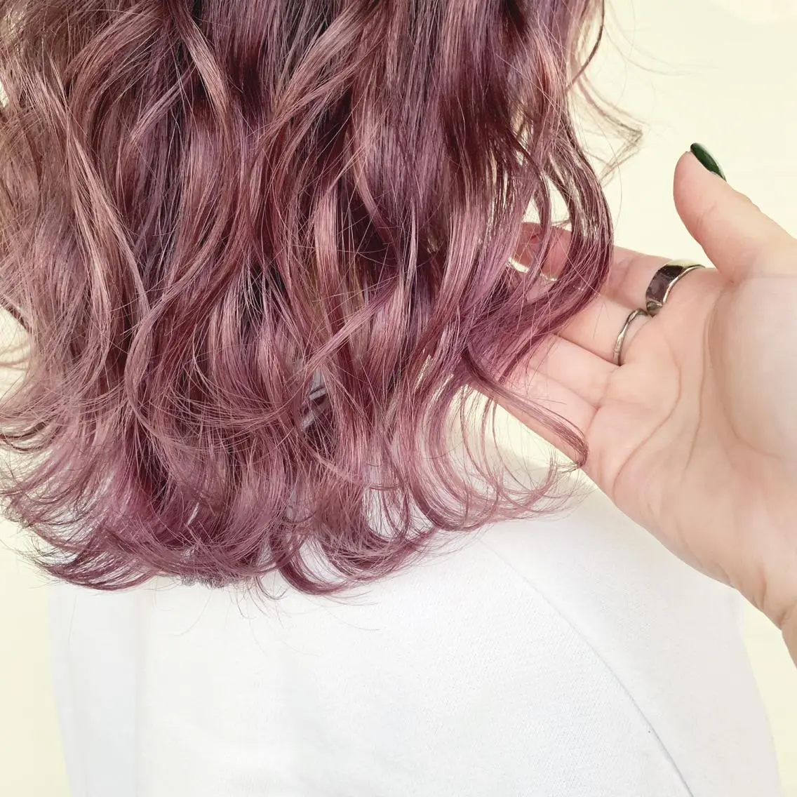 ミディアム カット ヘアカラー レイヤー/艶髪カラー 森本くるみのヘアスタイル