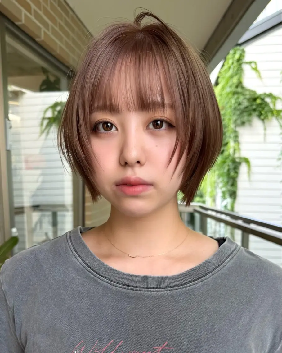 ショート カット ヘアカラー 原宿ブリーチカラー /三村克彦のヘアスタイル