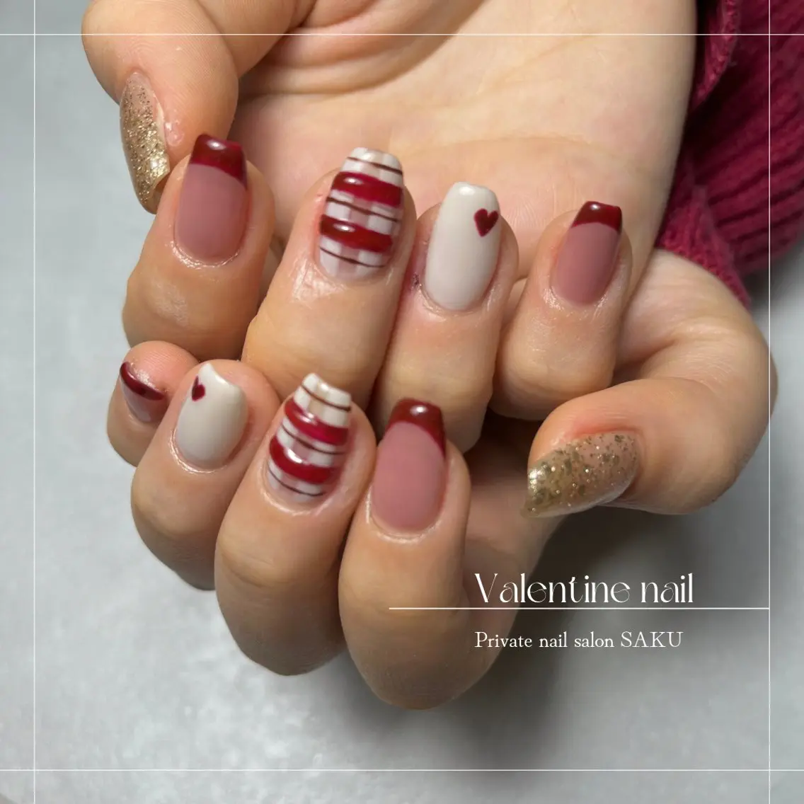 ネイル 持ち込み SAKU nail 作島茜のネイルデザイン