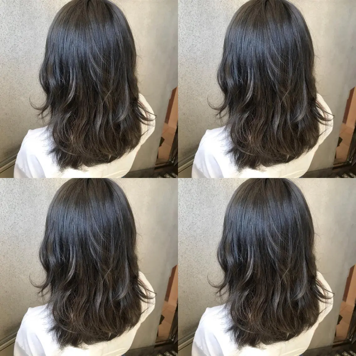 ミディアム カラー 小栗 麻衣のヘアスタイル