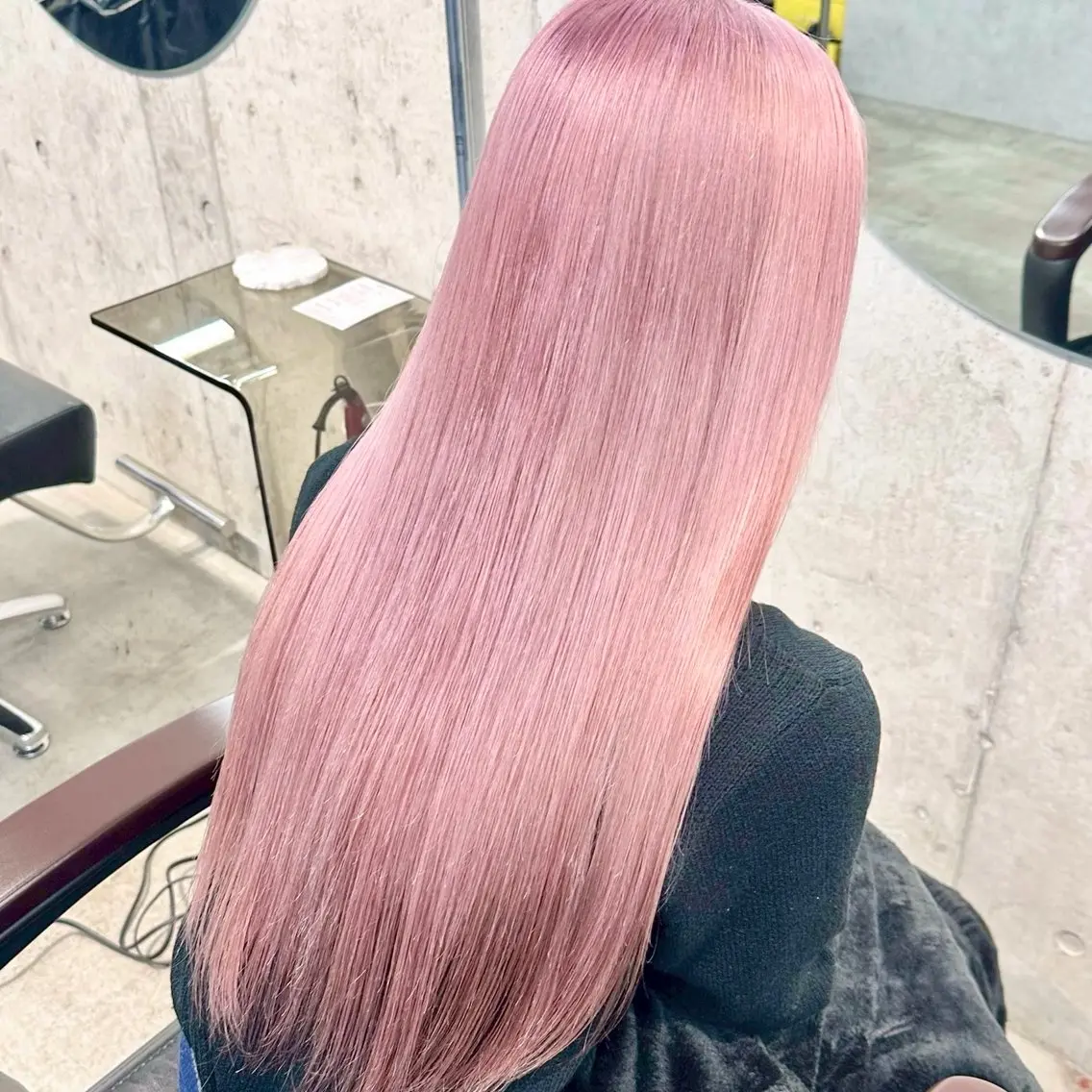 ロング カラー ブリーチ ヘアカラー トリートメント ✨ブリーチカラー× 艶髪SUZU🛼🫧のヘアスタイル