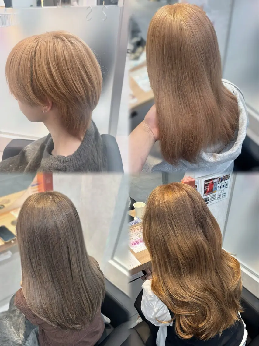 カラー 💖ブリーチ 💖Hinaのヘアスタイル