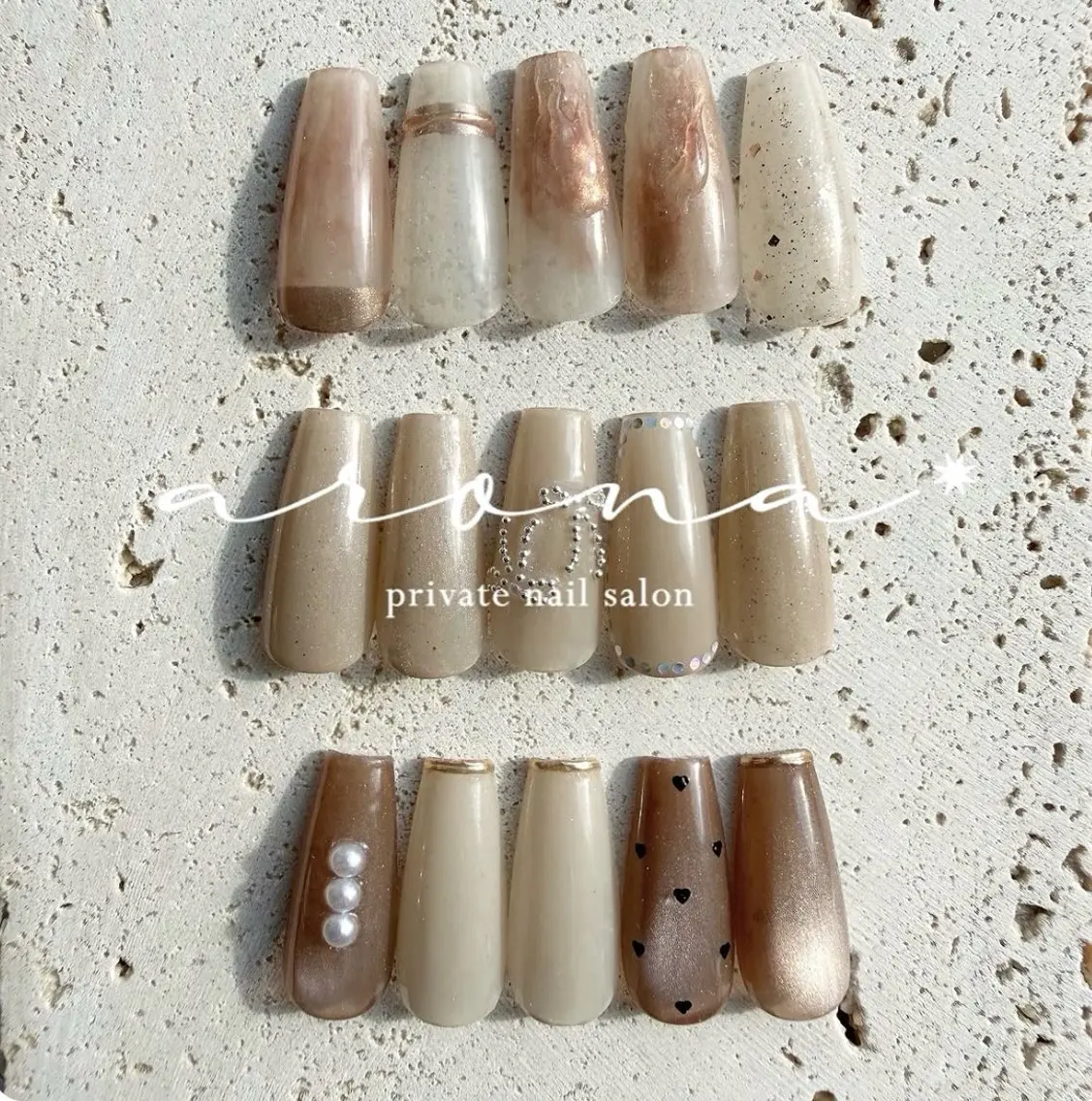ネイル ハンドネイル nail salon ✷aronaのネイルデザイン