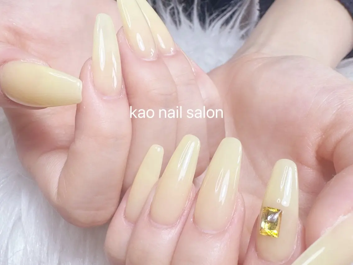 ネイル ハンドネイル kao nail マグネット/長さだしのネイルデザイン