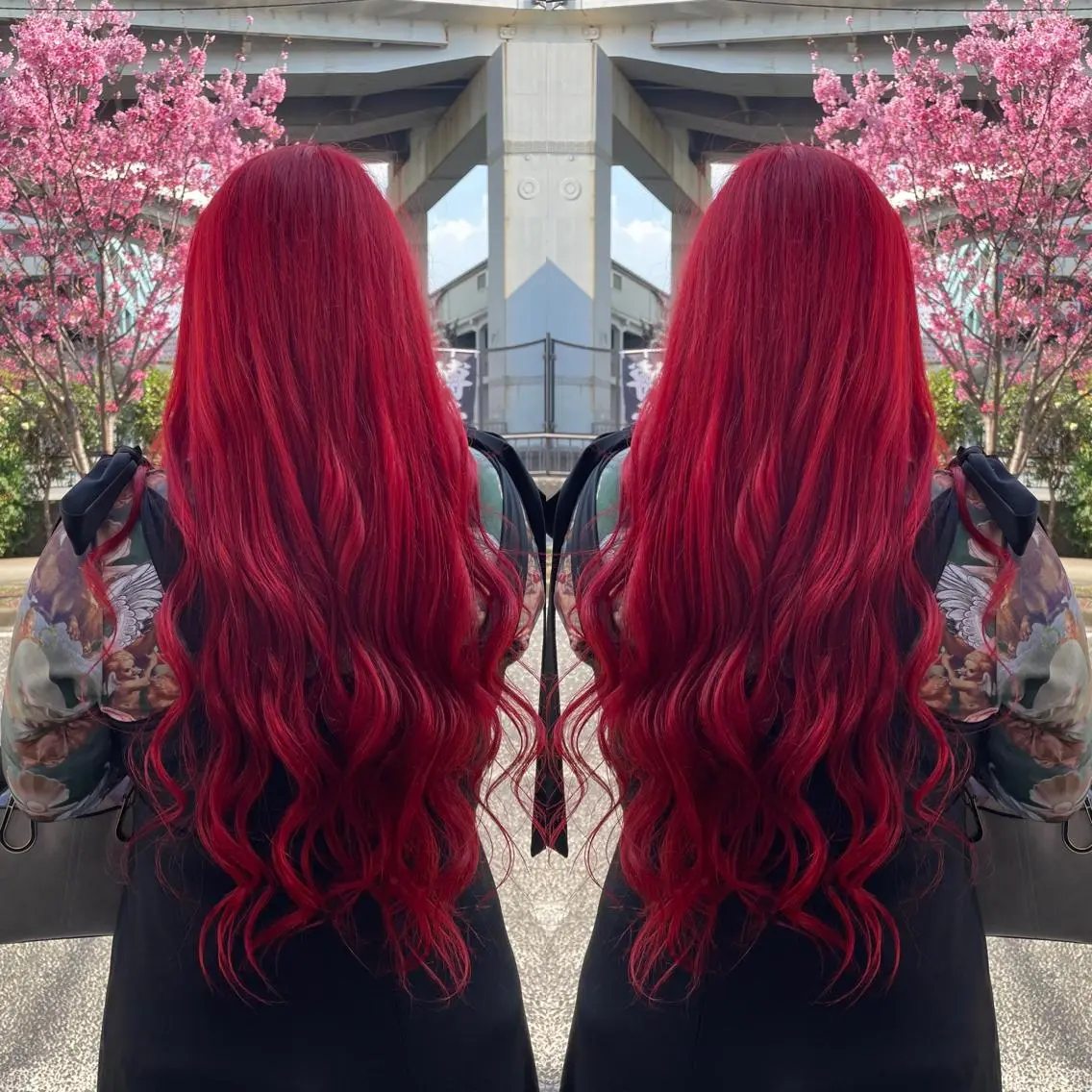 ロング カラー 👑派手髪/カット 👑ANRYのヘアスタイル