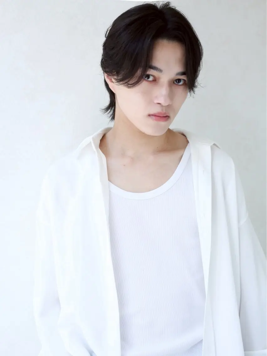 パーマ メンズ パーマ 椋 愛穂のヘアスタイル