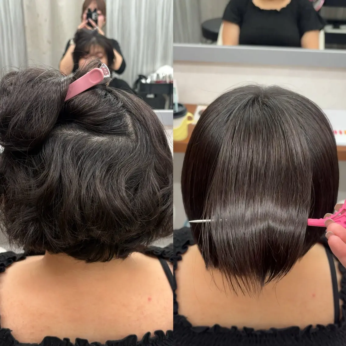 パーマ 🩵ワンカラー／ 銀座／mayu🩵のヘアスタイル