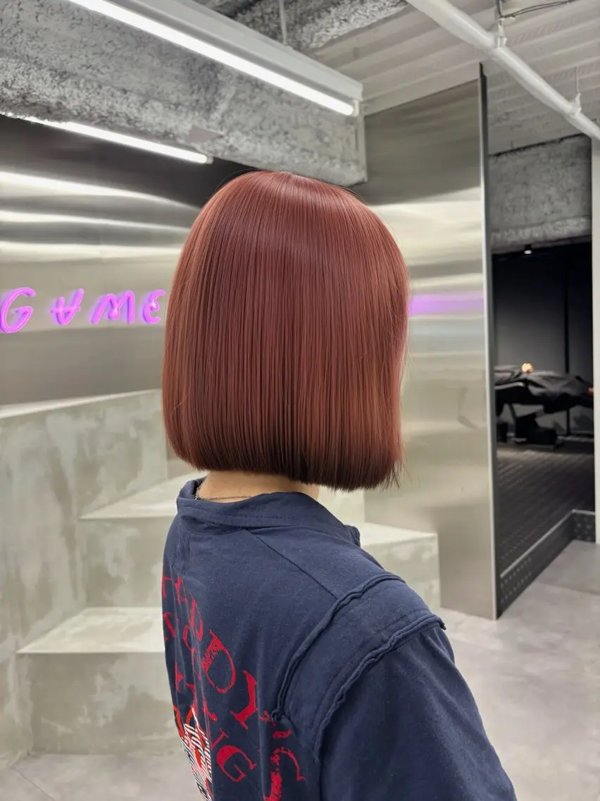 ミディアム カラー カット ヘアカラー 🧸🎀ブリーチ ‪栄🎀🧸かのんのヘアスタイル