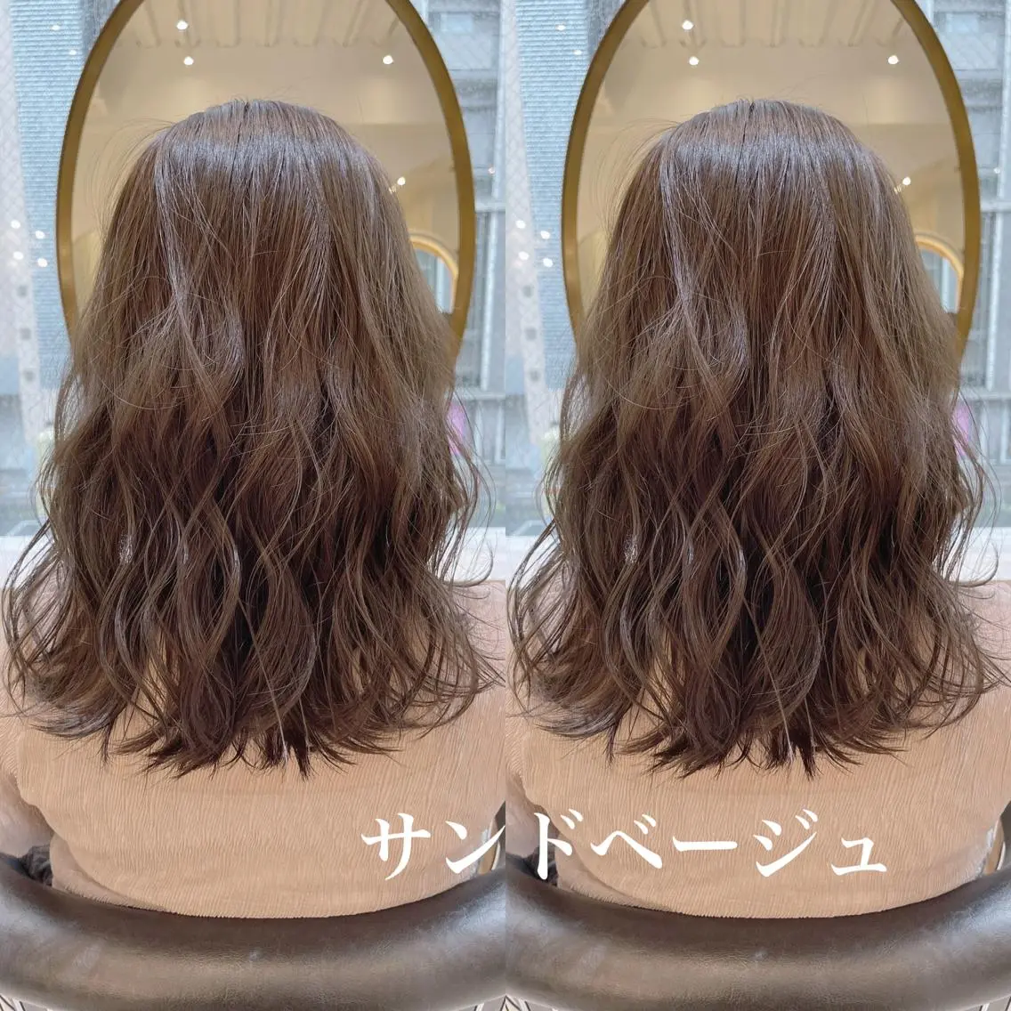 セミロング カラー ベージュカラー 佐々木 裕一のヘアスタイル