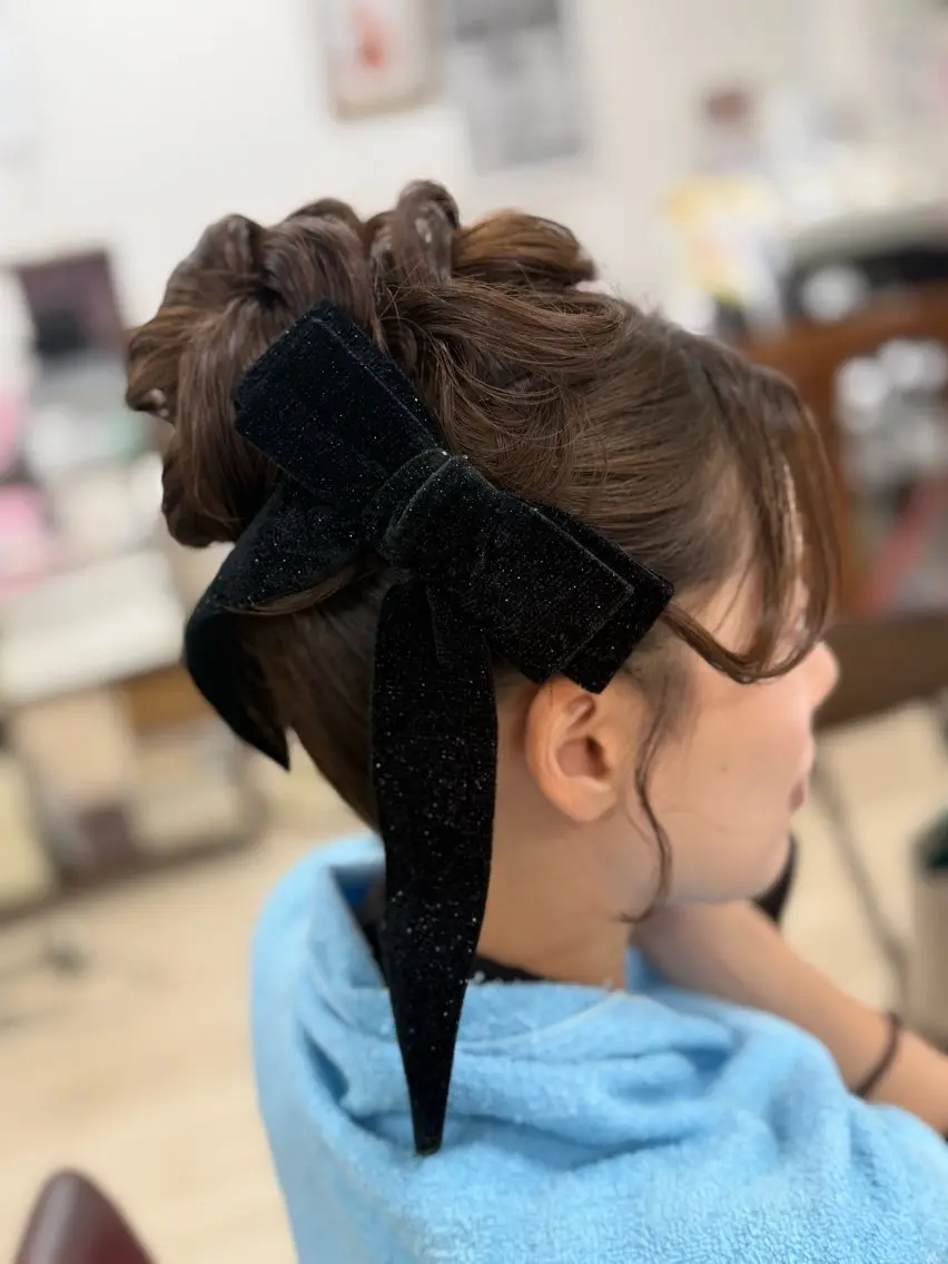 ヘアアレンジ ヘアーアレンジ 新橋銀座、着付けのヘアスタイル