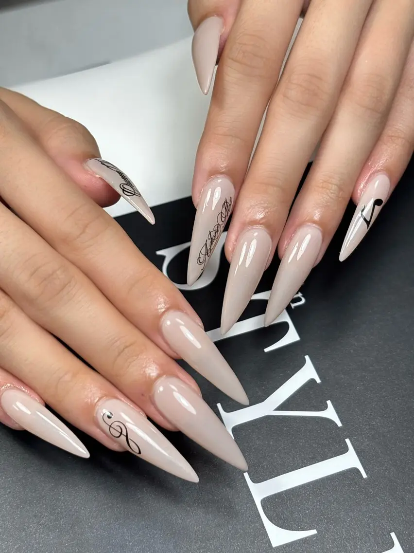 ネイル 長さ出し キラキラネイル 韓国ネイル ロングネイル 夏ネイル ハンドネイル Sully Nail  Labのネイルデザイン