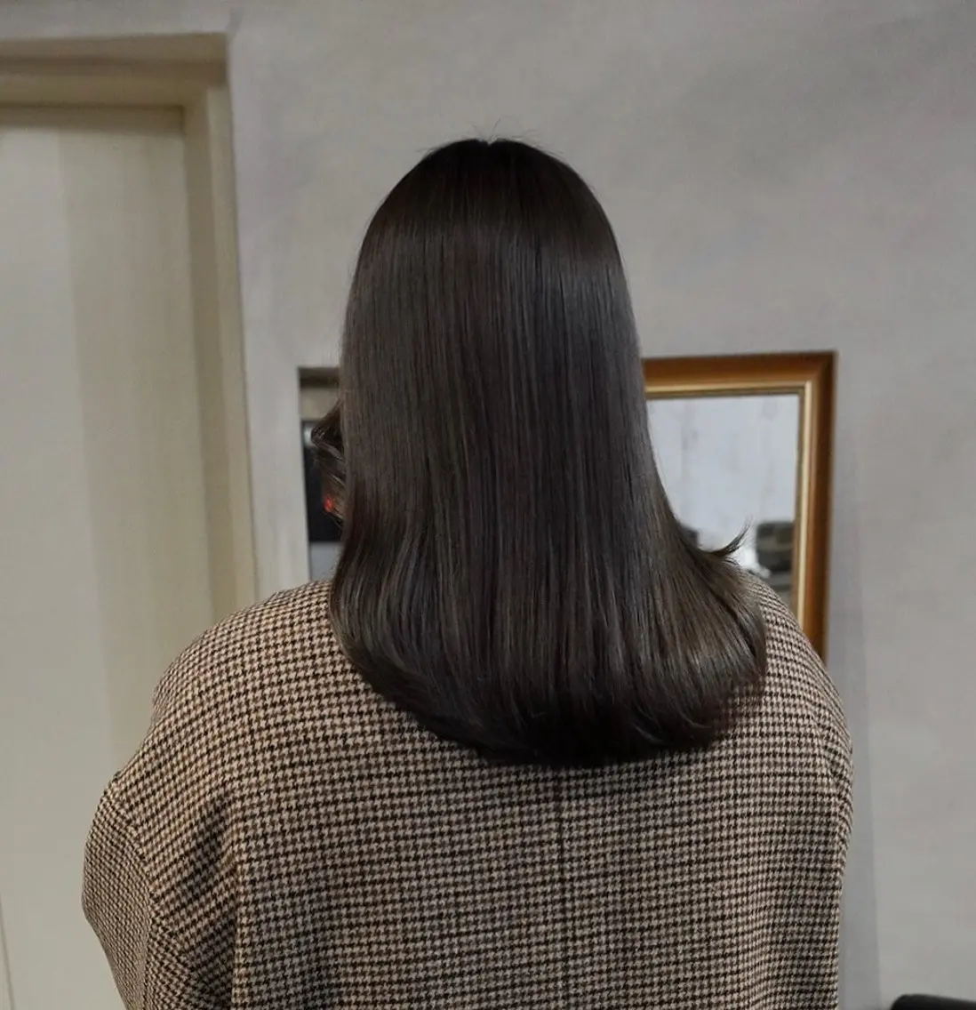 ミディアム カラー グレージュ ヘアカラー トリートメント ブリーチなし透明感 カラー/チサト🌿のヘアスタイル