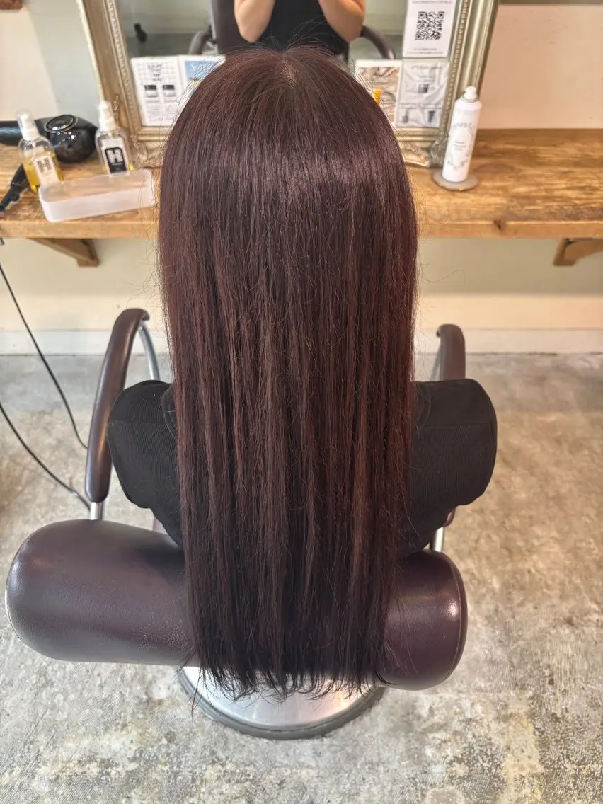 ロング ヘアカラー トリートメント 田中 准羽のヘアスタイル