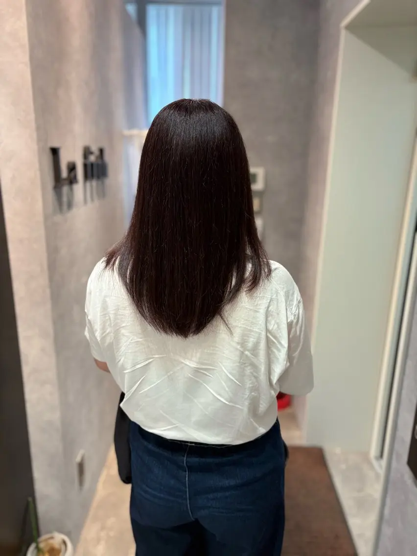 ミディアム カラー ヘアカラー トリートメント 新村 泰幸のヘアスタイル