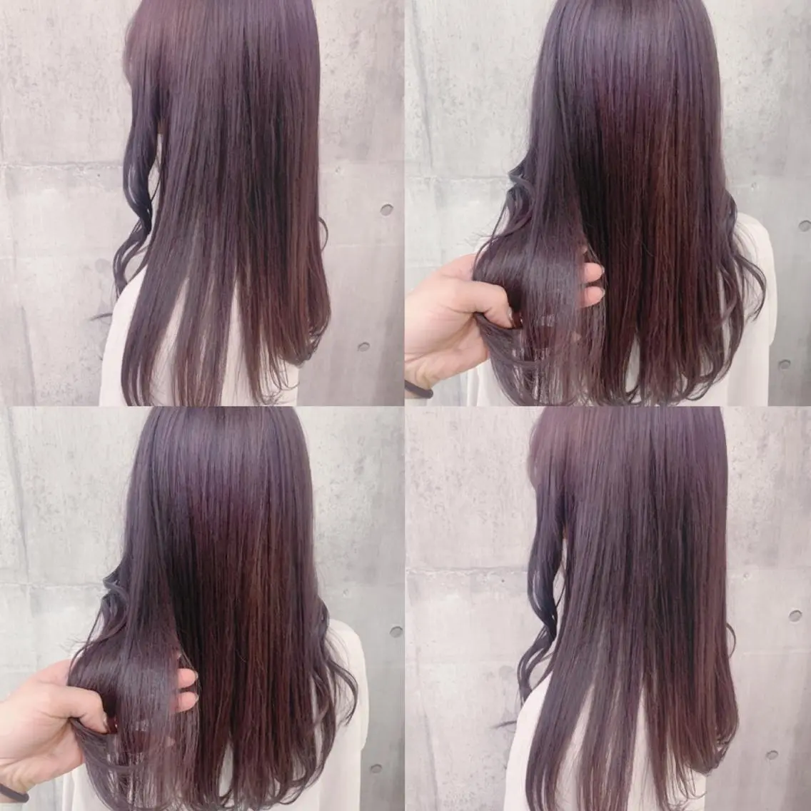 ロング カラー ヘアアレンジ アッシュ アッシュグレー ベージュカラー 黒髪 ブリーチ ヘアカラー トリートメント ヘアセット 💕ブリーチ/ヘアメ 🎀YUUKAのヘアスタイル