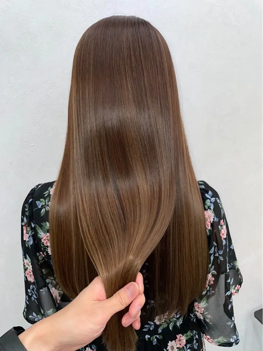 ロング カラー カット ヘアカラー トリートメント ★目黒★/ 髪質改善/美髪矯正のヘアスタイル
