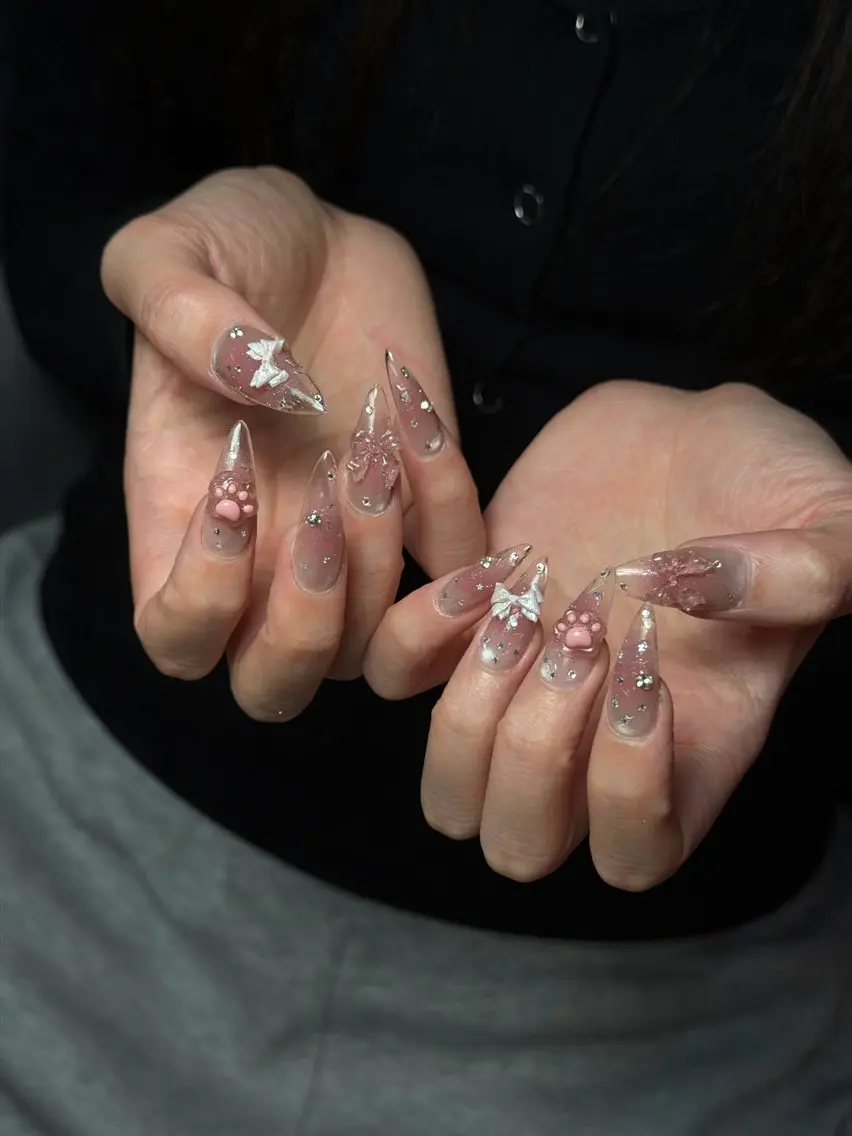 ネイル 韓国ネイル シンプルネイル ワンホンネイル ハンドネイル CoMo Nailのネイルデザイン