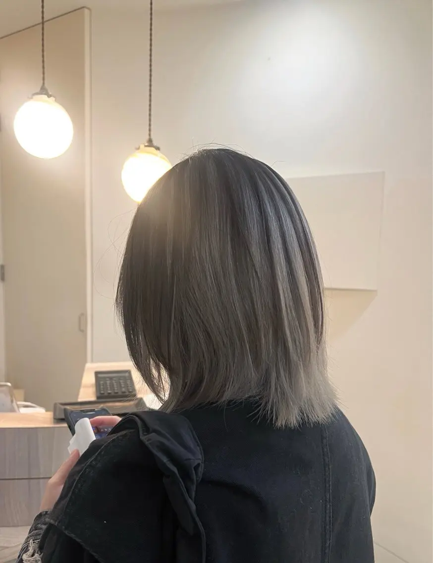 ミディアム ヘアカラー Moto nanamiのヘアスタイル
