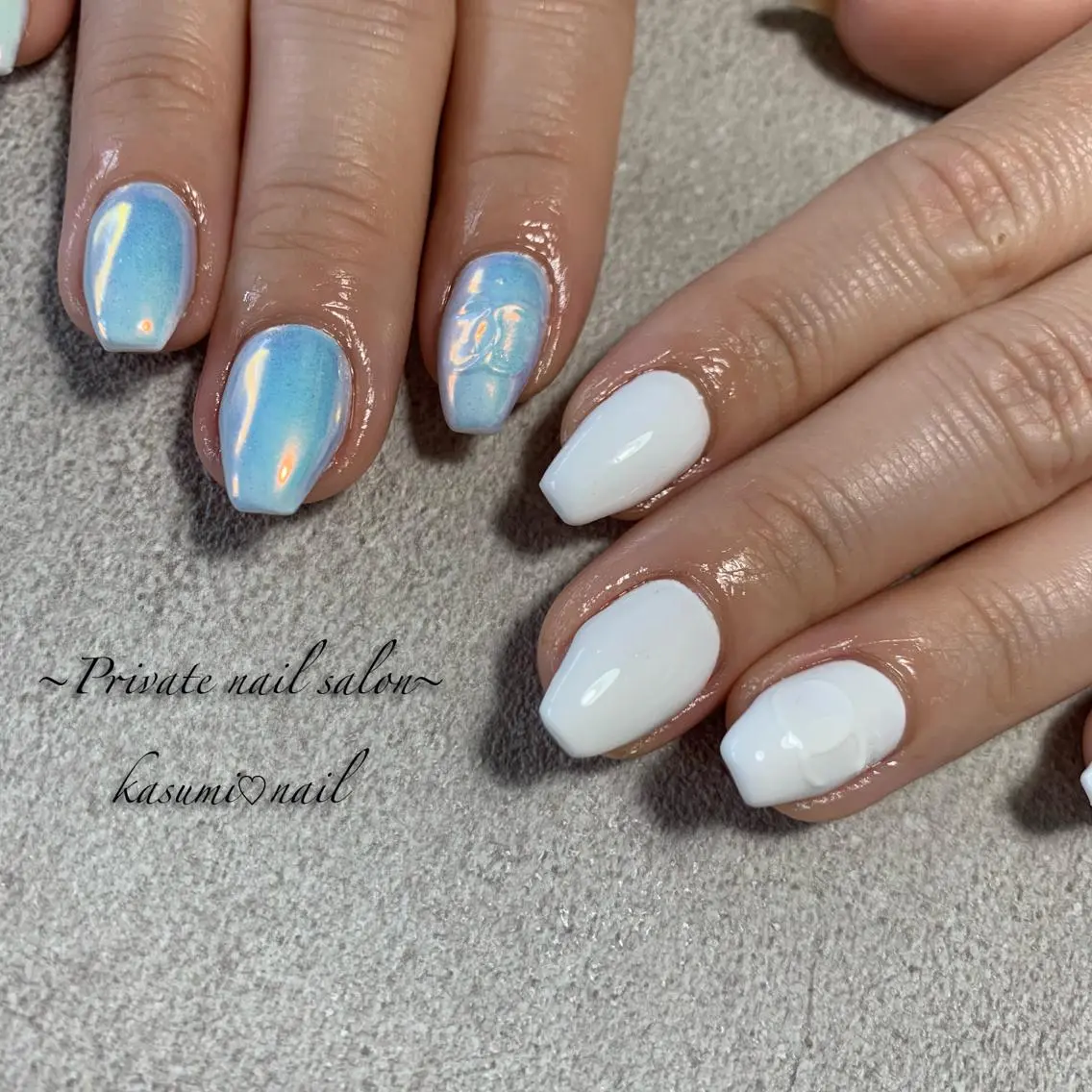 ネイル ラメ(グリッター) マグネットネイル ミラーネイル ニュアンスネイル 冬ネイル KASUMI♡ Nailのネイルデザイン