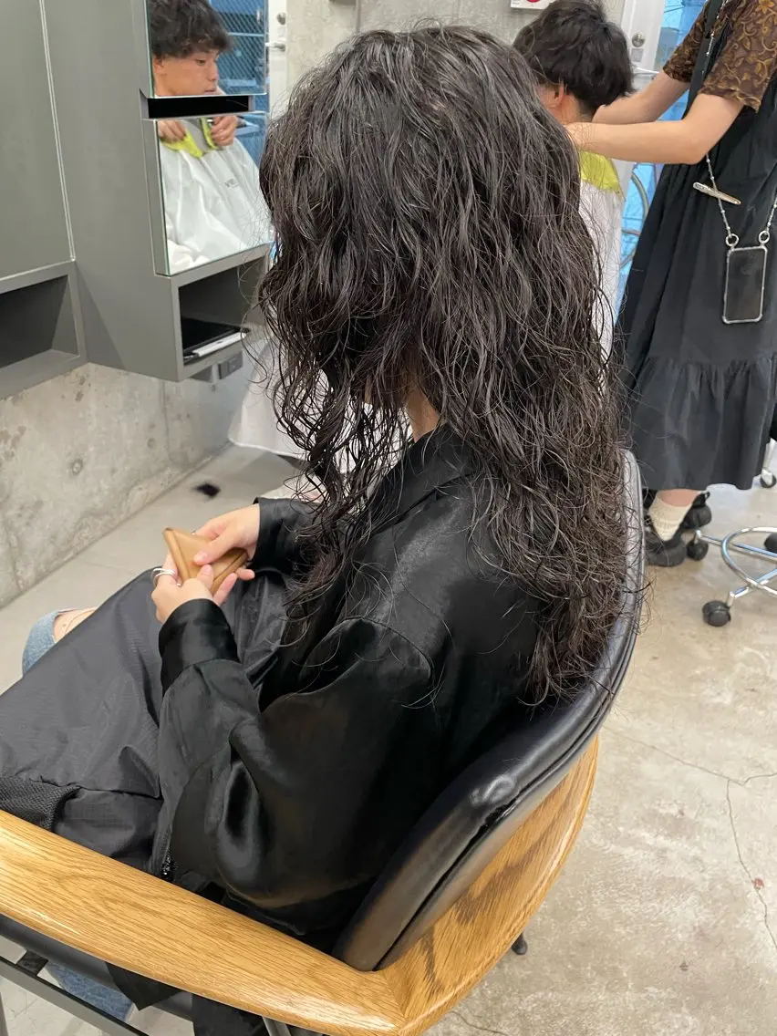 ロング パーマ ロング カット パーマ トリートメント 前田ジュン /ショート/似合わせのヘアスタイル