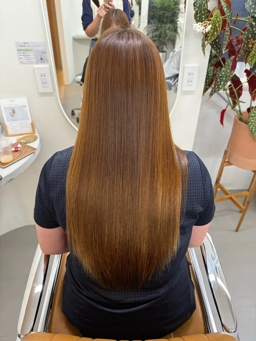 カラー パーマ ブリーチ 縮毛矯正 檜 果歩のヘアスタイル