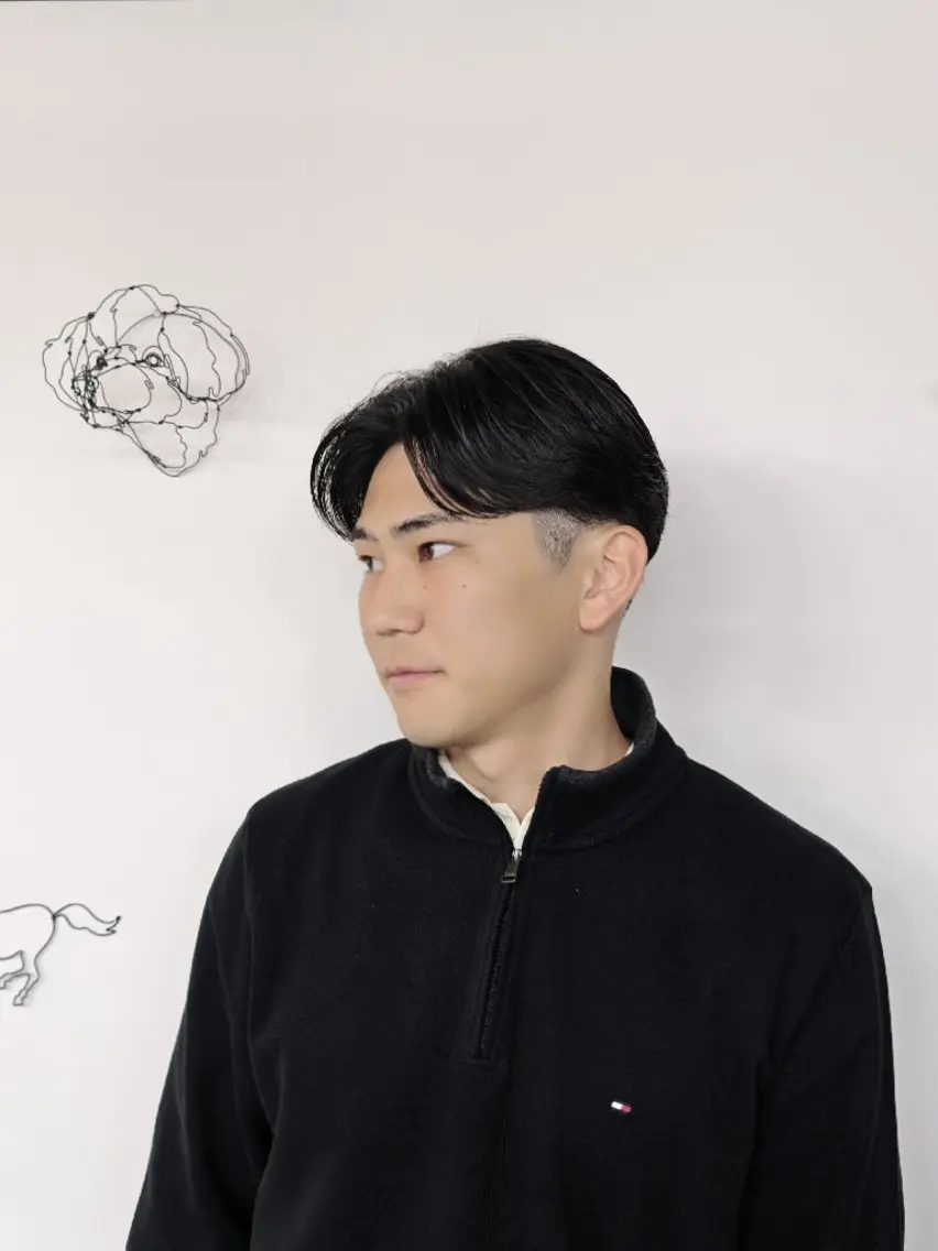 パーマ メンズ ショート メンズパーマ ニュアンスパーマ カット パーマ 怪我の為1ヶ月程 お休みします🙇のヘアスタイル