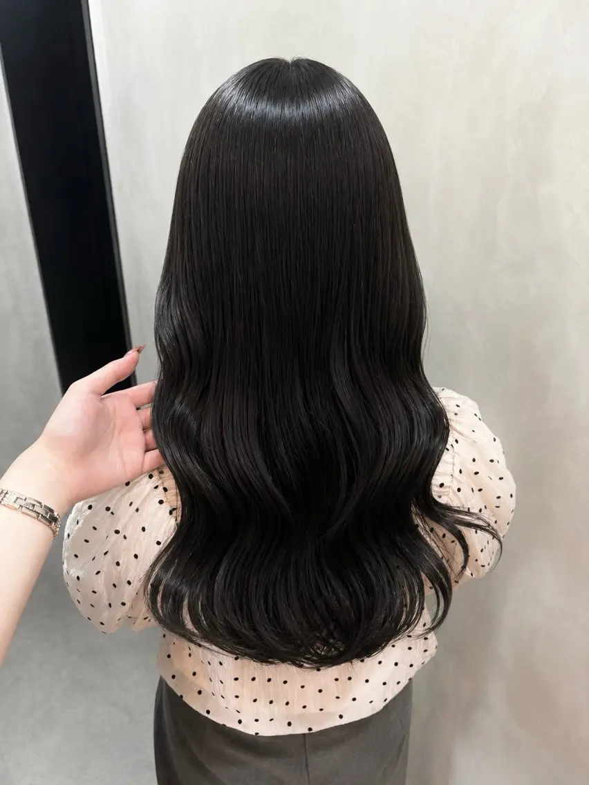 ロング カット トリートメント c h i h i r oのヘアスタイル
