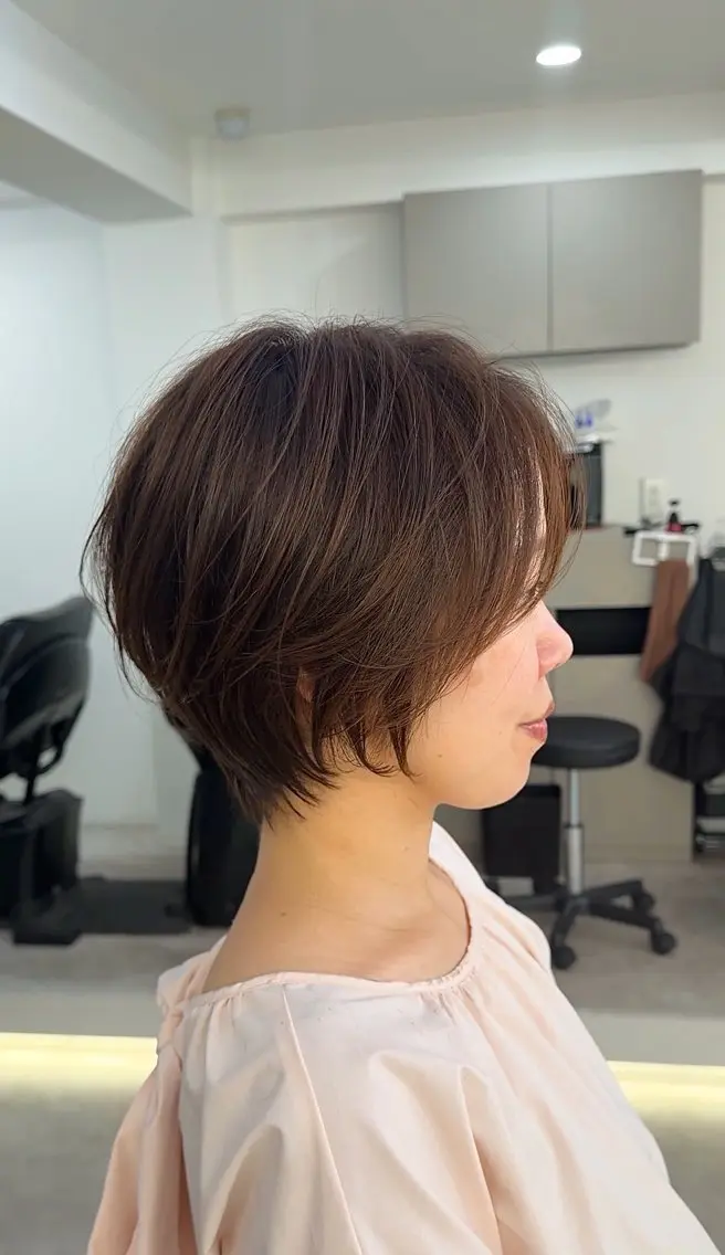 ショート カット 大人可愛いショート/ オシャレボブ田中大貴のヘアスタイル