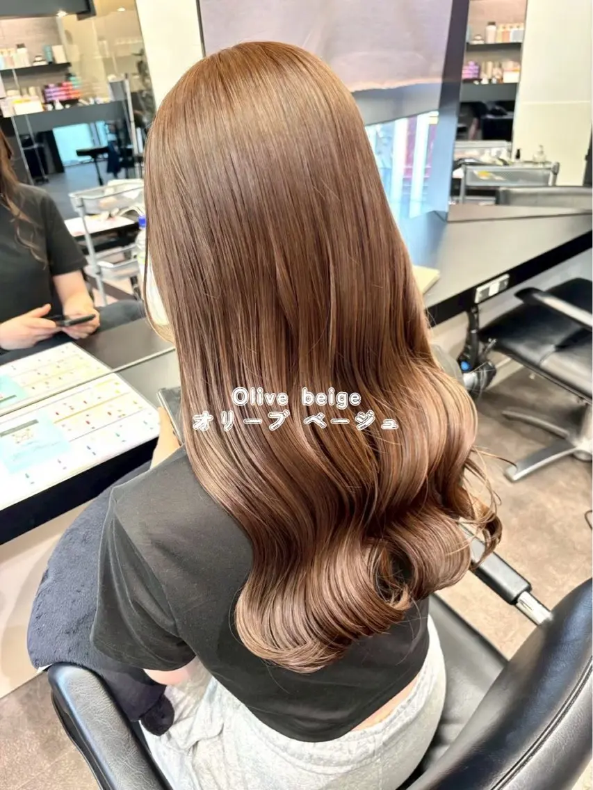 ロング ヘアカラー 🧸ダブルカラー/ベ ージュ🍪さりなのヘアスタイル