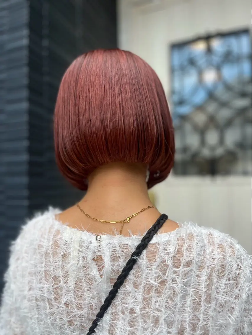 ショート カラー カット ヘアカラー トリートメント K Harukaのヘアスタイル