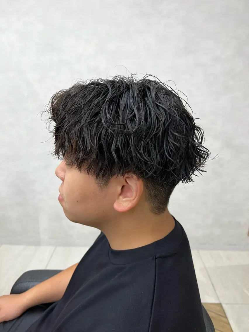ショート パーマ メンズ 🏅メンズ特化 ヤマクラ タイキのヘアスタイル