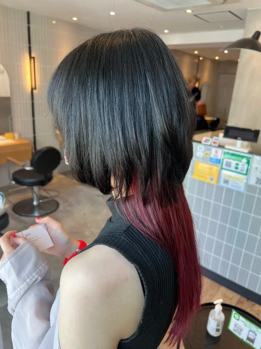 ロング ロング ウルフカット topstylist Risa🩵のヘアスタイル