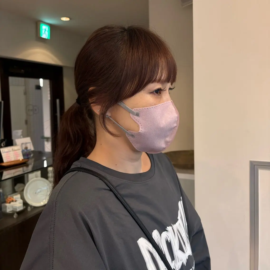 ロング 顔周りカット カット rimi tabeiのヘアスタイル