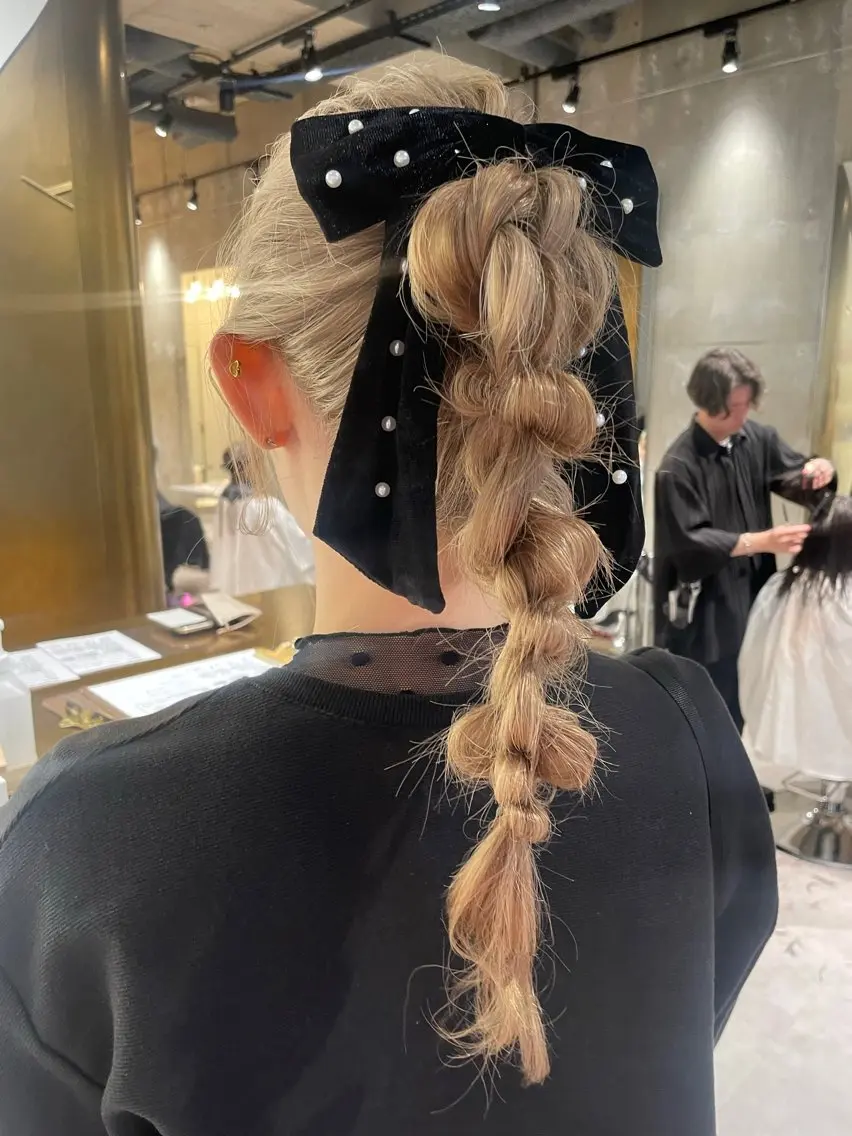 【結婚式・イベント】ヘアセット🎀10時より前のご予約ですと早朝料金あります⚠️の写真